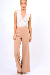 White Mesh Crochet Bodysuit - Valerie