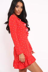 Red Polka Dot Dress - Tully