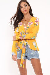 Mid Wash Blue Distressed Denim Shorts - Virginia