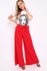 White Vogue Slogan T-shirt - Alana