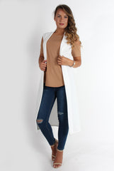 Lindsay White Sleeveless Jacket