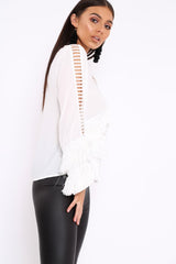 White Tassel Blouse - Wallis
