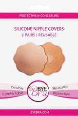 Bye Bra Nude Silicone Nipple Covers 2 Pairs