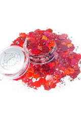 Glitter Palace 3ml Glitter Pot - Devilish Red