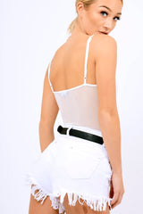 White Lace Bodysuit - Daria