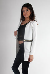 Leia White Zip Jacket