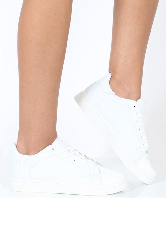 White Shell Toe Trainers - Jordan