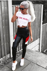 White Slogan You Ok Hun? T Shirt - Harmony