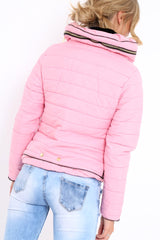 Rose Pink Padded Coat - Zara
