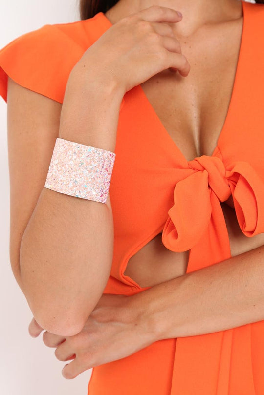 Pink Glitter Arm Cuff - Zyia